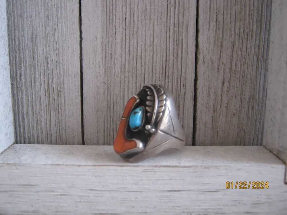 1960's Navajo Men's Ring   REDUCED $425 to $365 - image 7