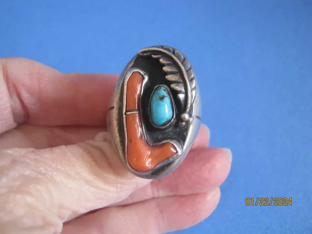 1960's Navajo Men's Ring   REDUCED $425 to $365 - image 9