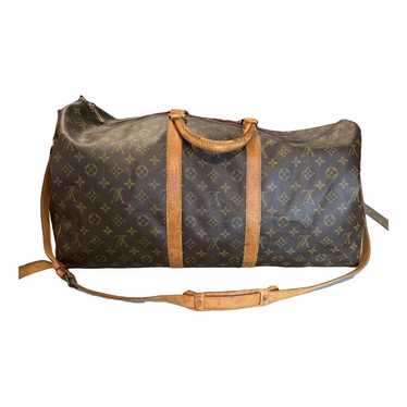 Louis Vuitton Keepall leather 24h bag