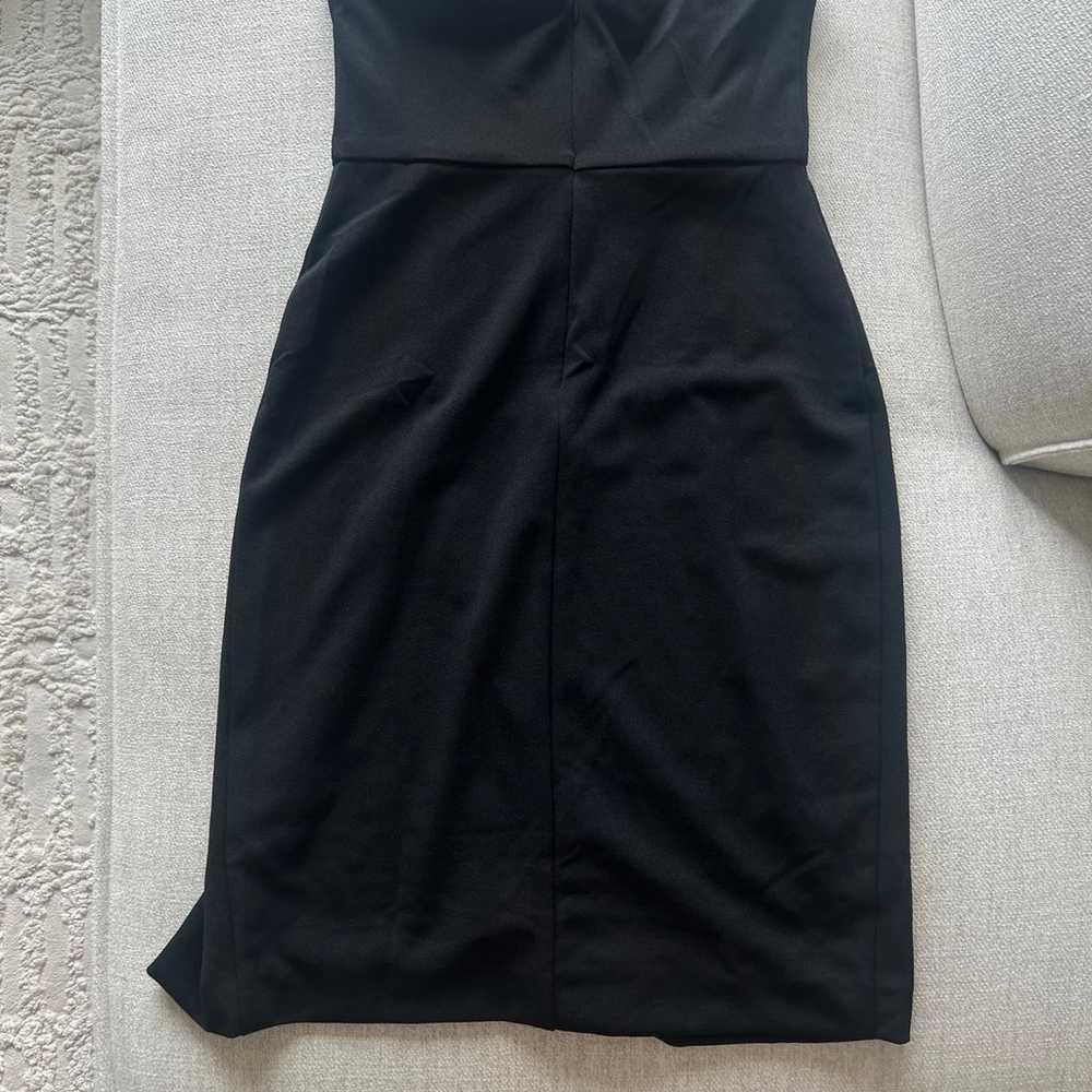 Meshki Rachel Thigh Split Mini Dress - Black medi… - image 3