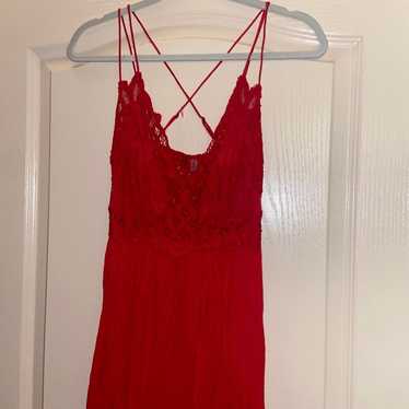Free People Red Dress