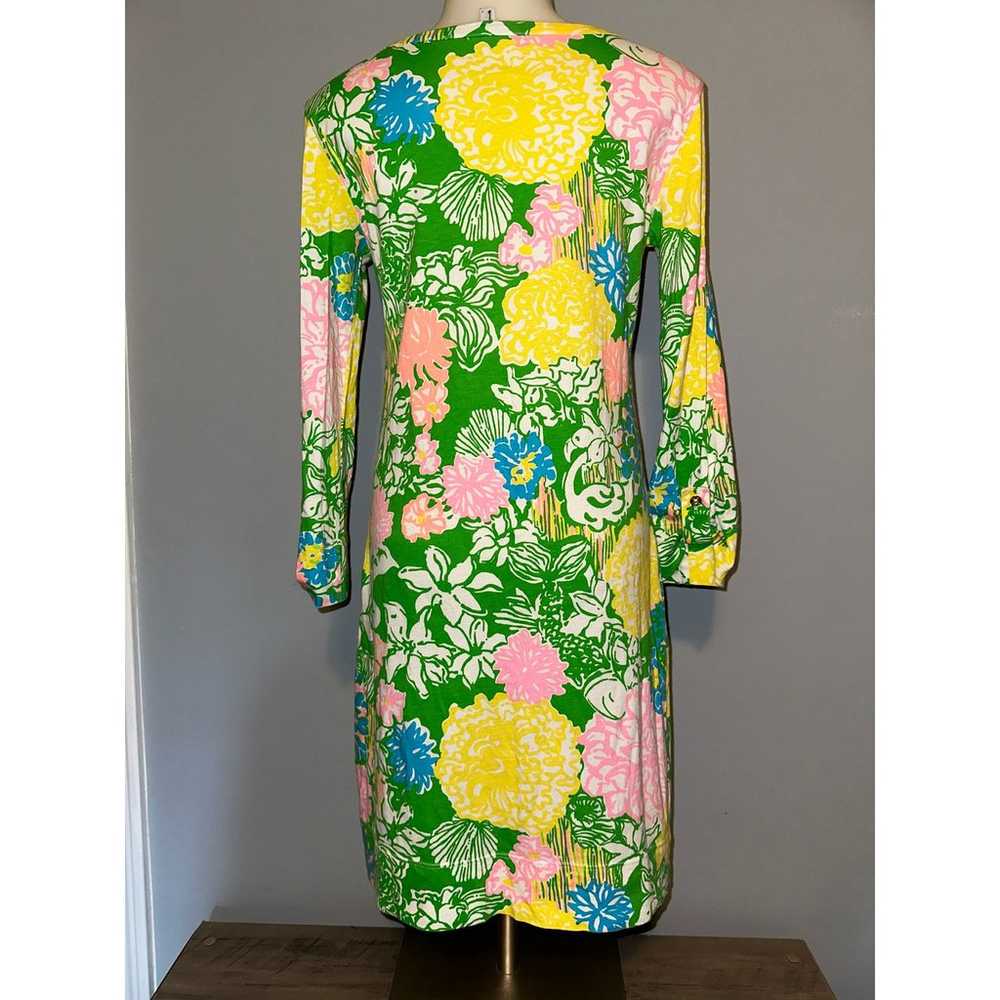 Lilly Pulitzer Women’s XS Floral T-Shirt Dress Br… - image 2