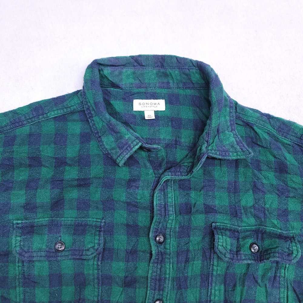 Sonoma Sonoma Buffalo Check Flannel Shirt Mens Si… - image 1