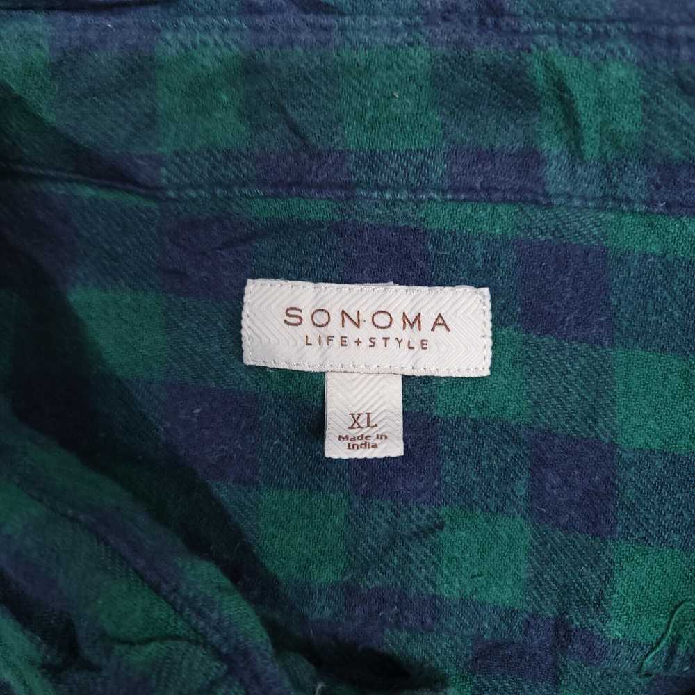 Sonoma Sonoma Buffalo Check Flannel Shirt Mens Si… - image 3