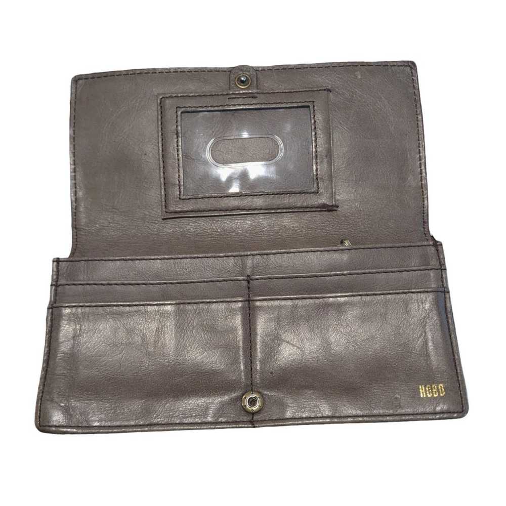 Hobo Hobo Shadow Gray Alta Bifold Leather Wallet - image 2