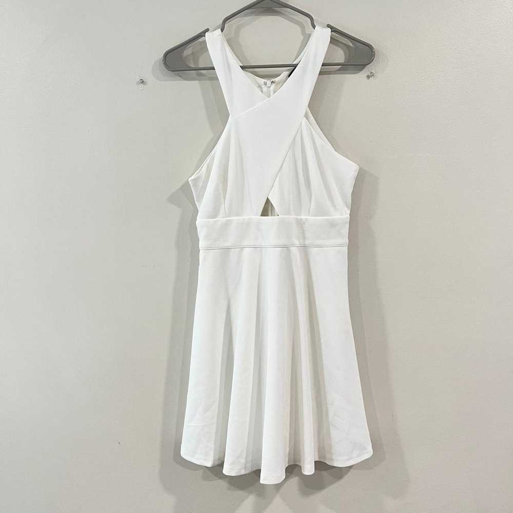 Lulus So Sophisticated White Cutout Skater Dress … - image 5