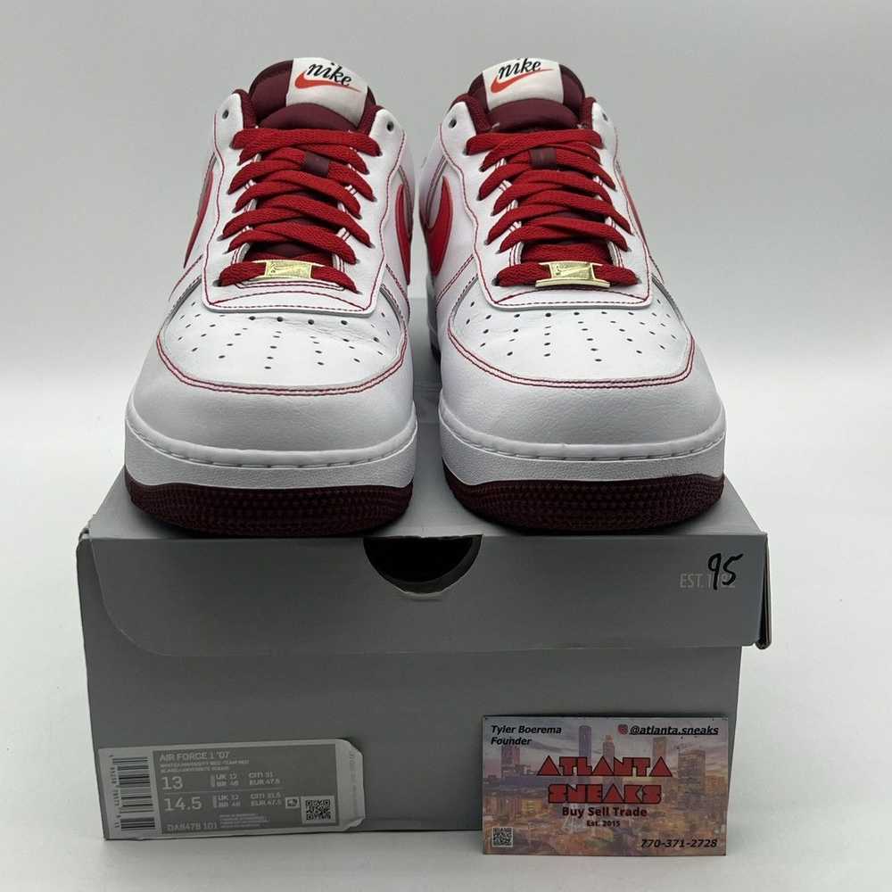 Nike Air Force 1 white university red - image 2