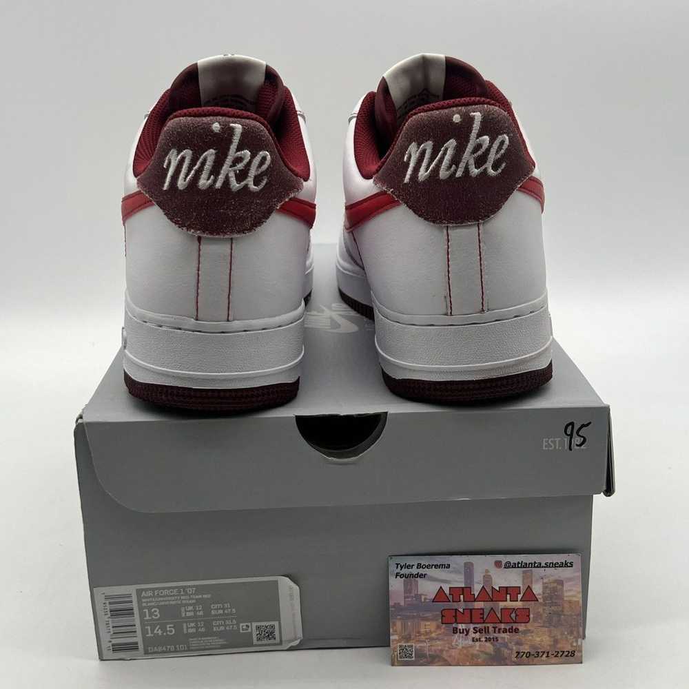 Nike Air Force 1 white university red - image 3