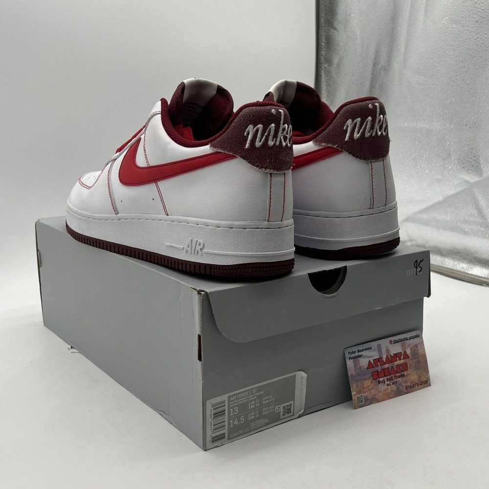 Nike Air Force 1 white university red - image 4