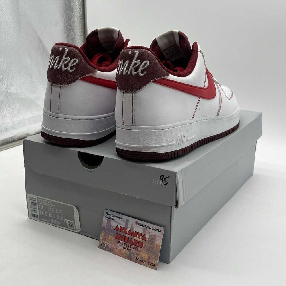 Nike Air Force 1 white university red - image 5