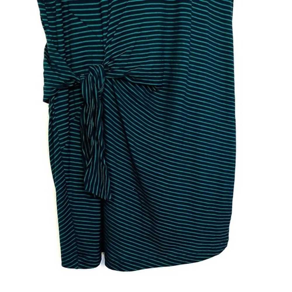 Vince Striped Side-Tie Short-Sleeve Tee Shirt Dre… - image 5