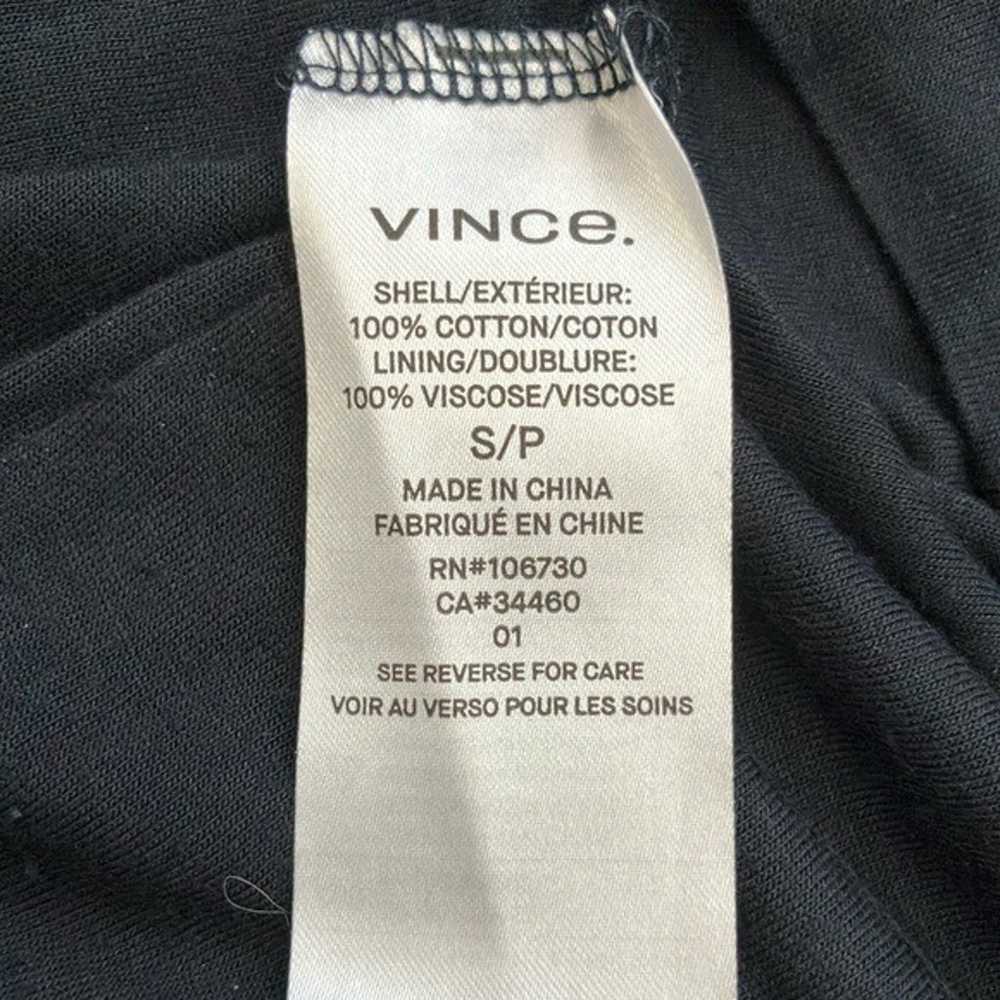 Vince Striped Side-Tie Short-Sleeve Tee Shirt Dre… - image 8