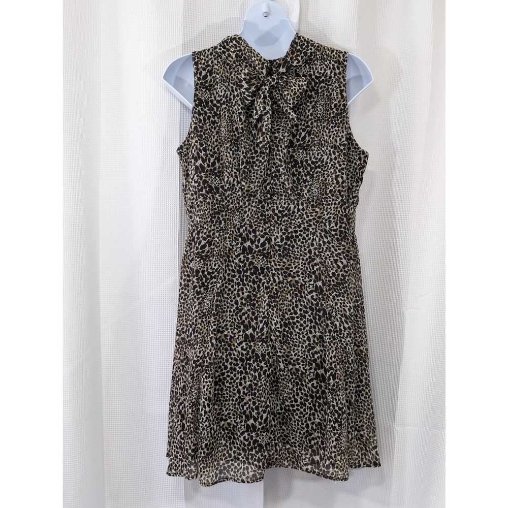 NWOT! VOIR VOIR WOMAN! LEOPARD INSPIRED CHIFFON T… - image 7