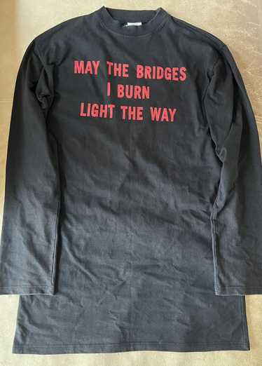 Vetements vetements may the bridges long sleeve t-