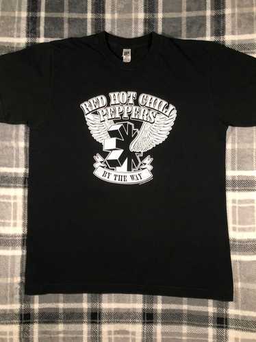 Red Hot Chili Peppers Michael Rios Tシャツ Authentic Red Hot Chilli Peppers Michael Rios Artist T-Shirt