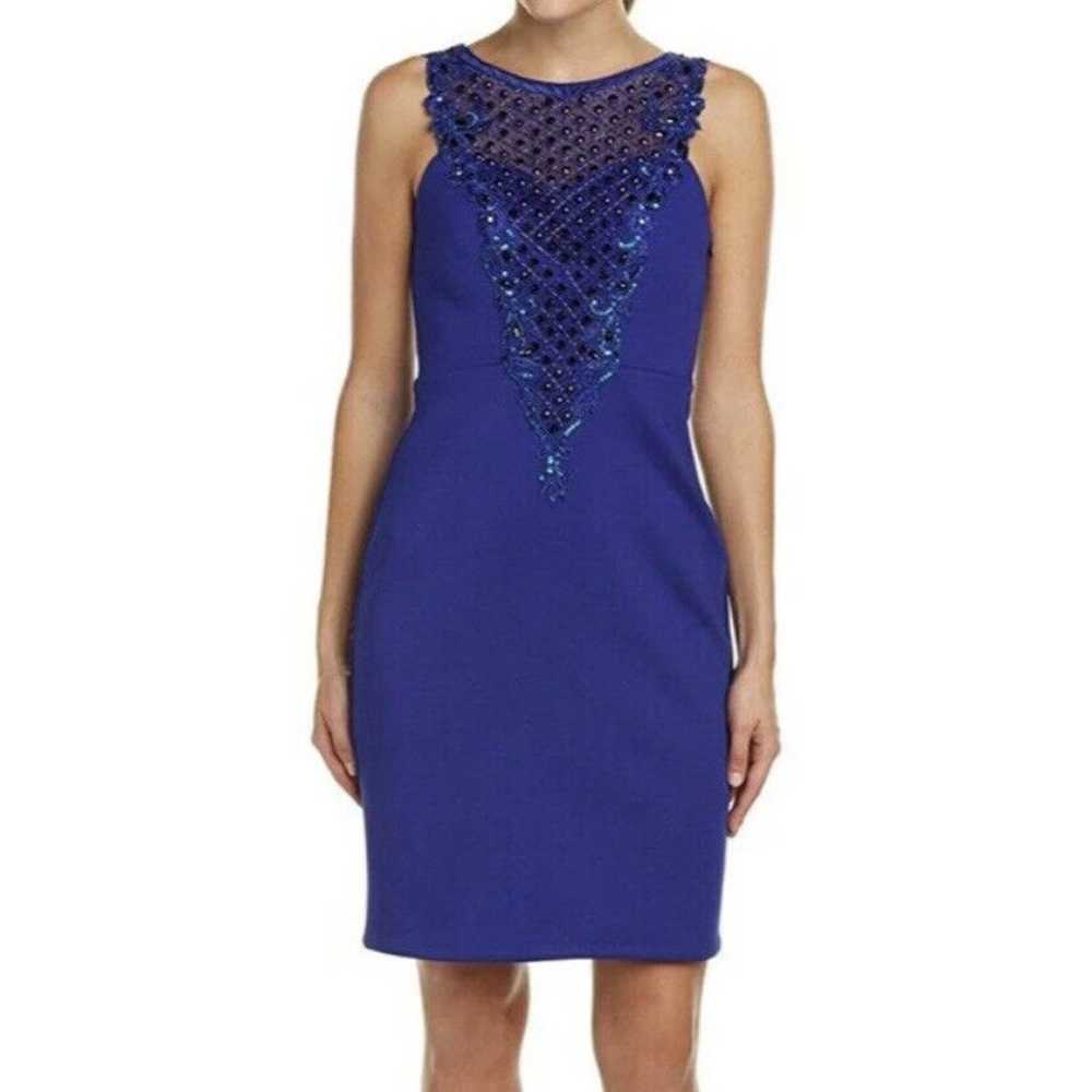 Sue Wong Nocturne Beaded Embroidered Dress Cobalt… - image 11