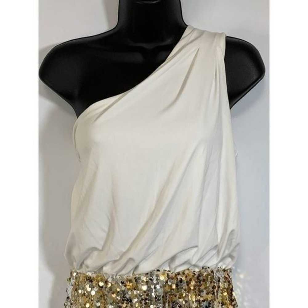 City Triangles One Shoulder Sequin Dress - image 2