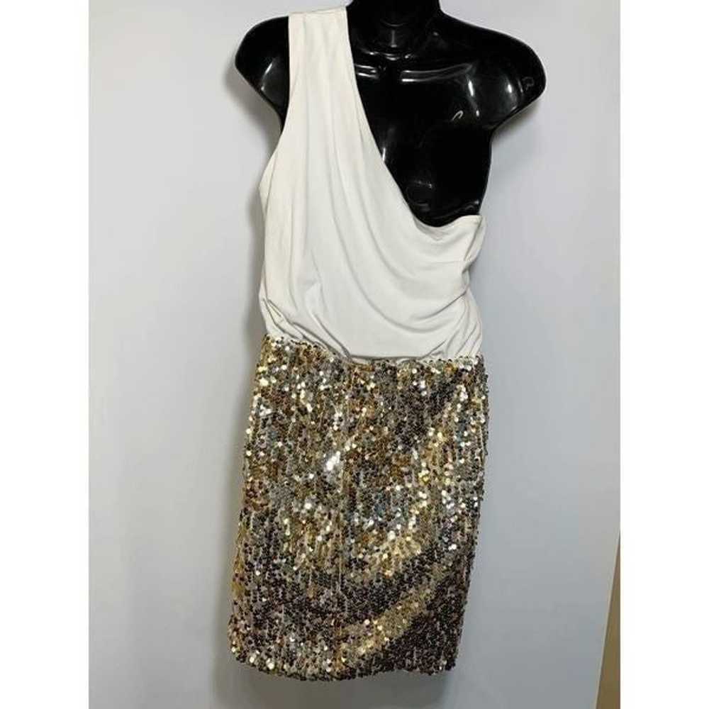 City Triangles One Shoulder Sequin Dress - image 4