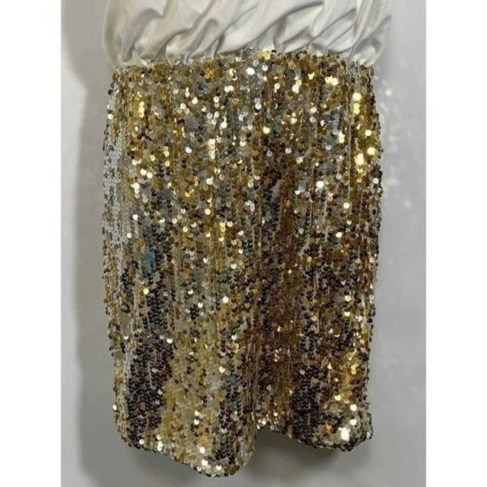 City Triangles One Shoulder Sequin Dress - image 6