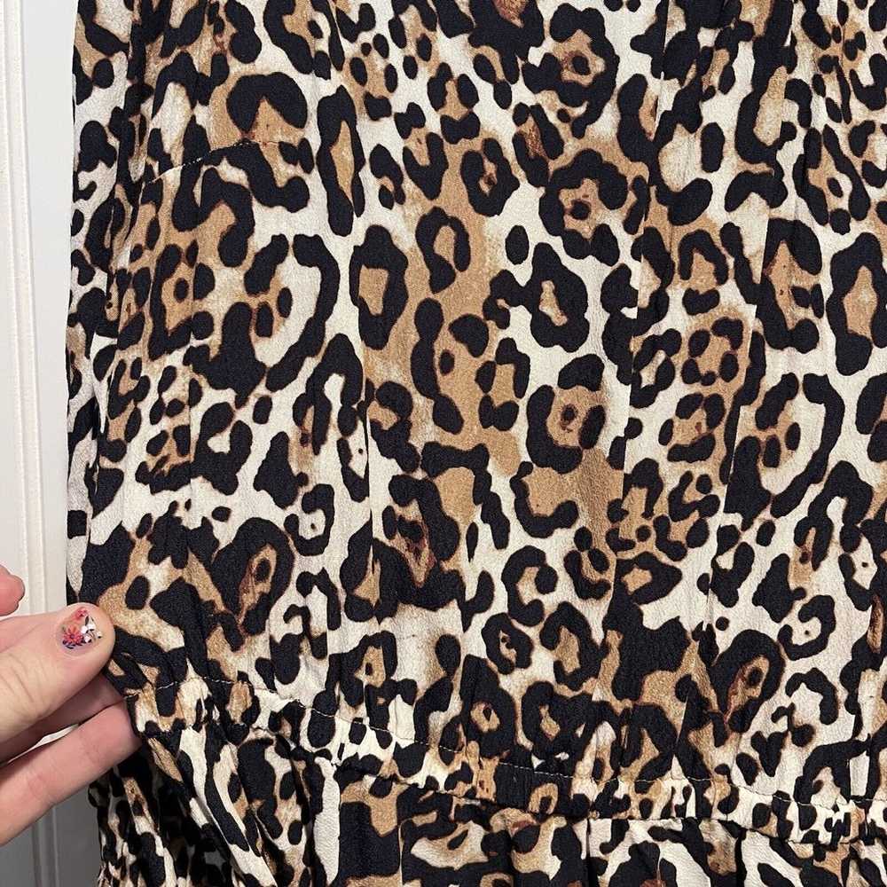 Talbots Leopard Animal Print Midi Dress NWOT Size… - image 3