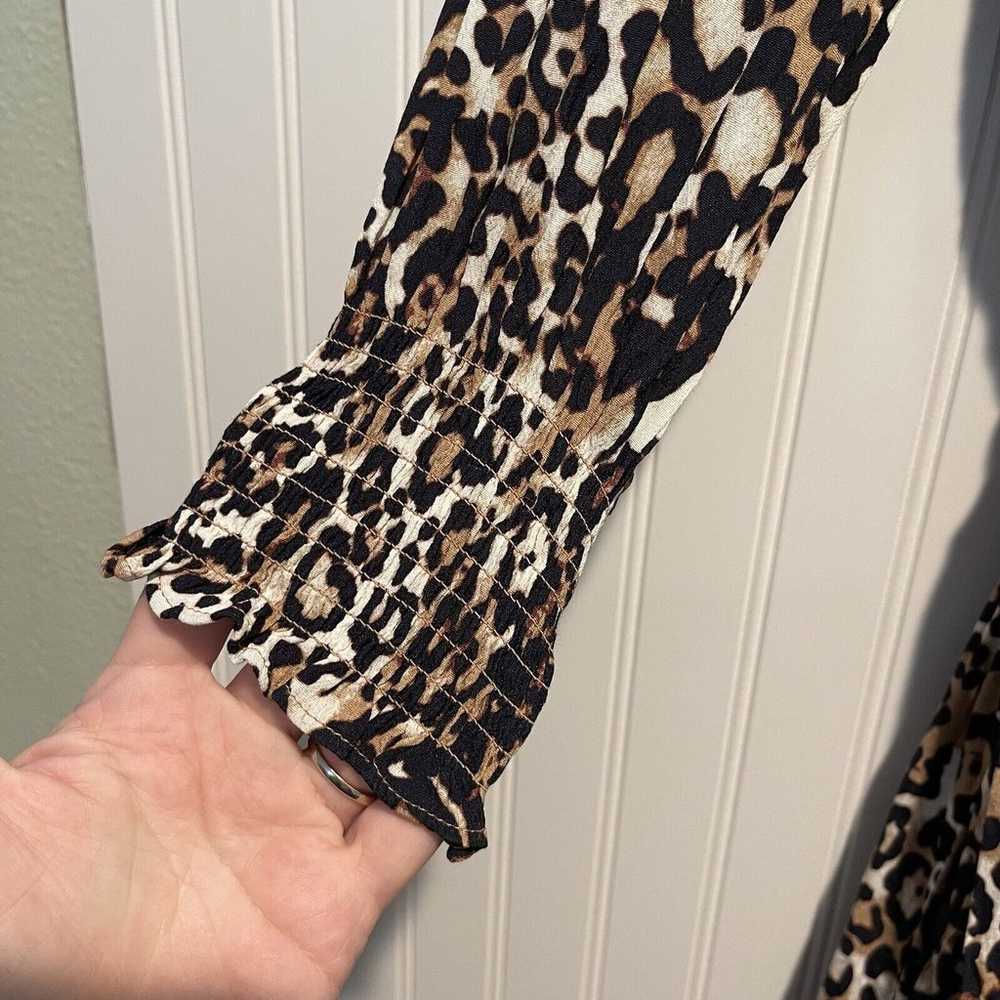 Talbots Leopard Animal Print Midi Dress NWOT Size… - image 4