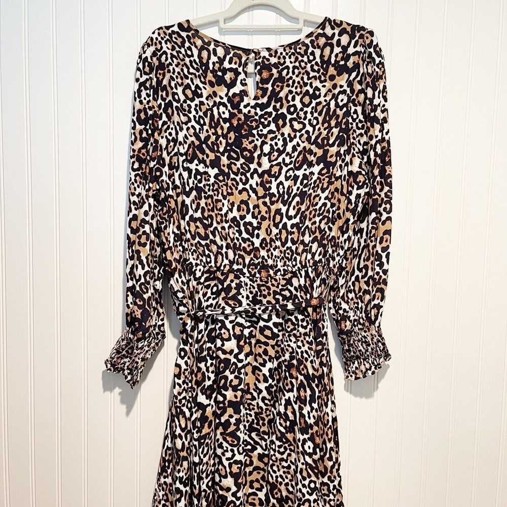 Talbots Leopard Animal Print Midi Dress NWOT Size… - image 7