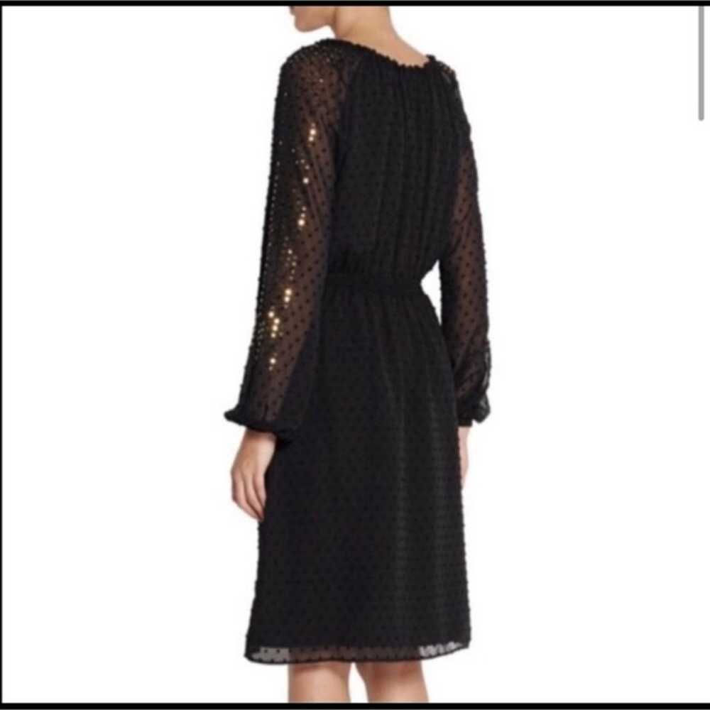 Altuzarra Black Dress with Gold Sequins Size XL - image 8