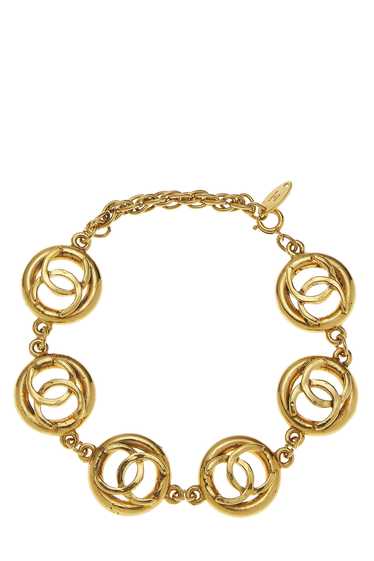Gold 'CC' Circle Bracelet