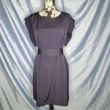 Eliza J Drape Sleeve Sash Belt Dress - image 1