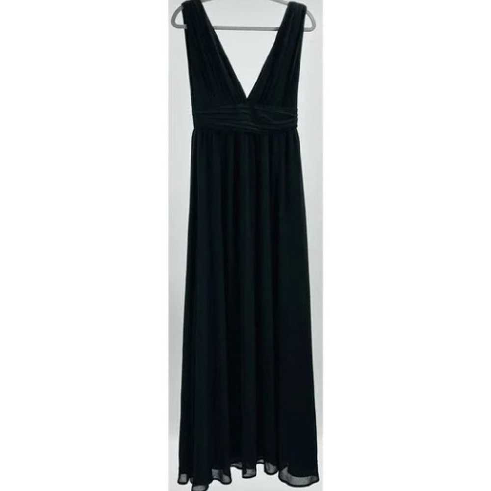 LULU'S L Heavenly Hues VNeck Maxi Black Gown Form… - image 4