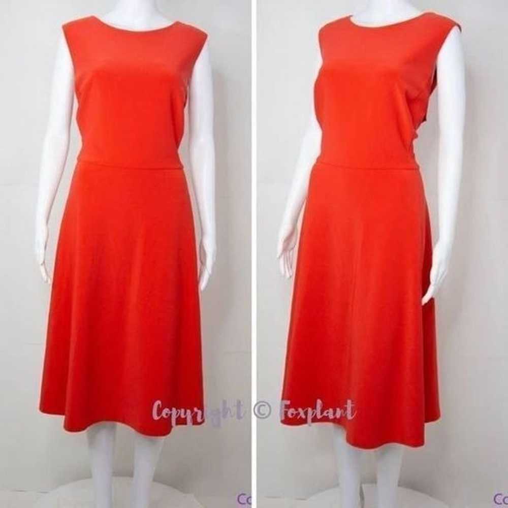 Lauren Ralph Lauren orange red sleeveless fit and… - image 1