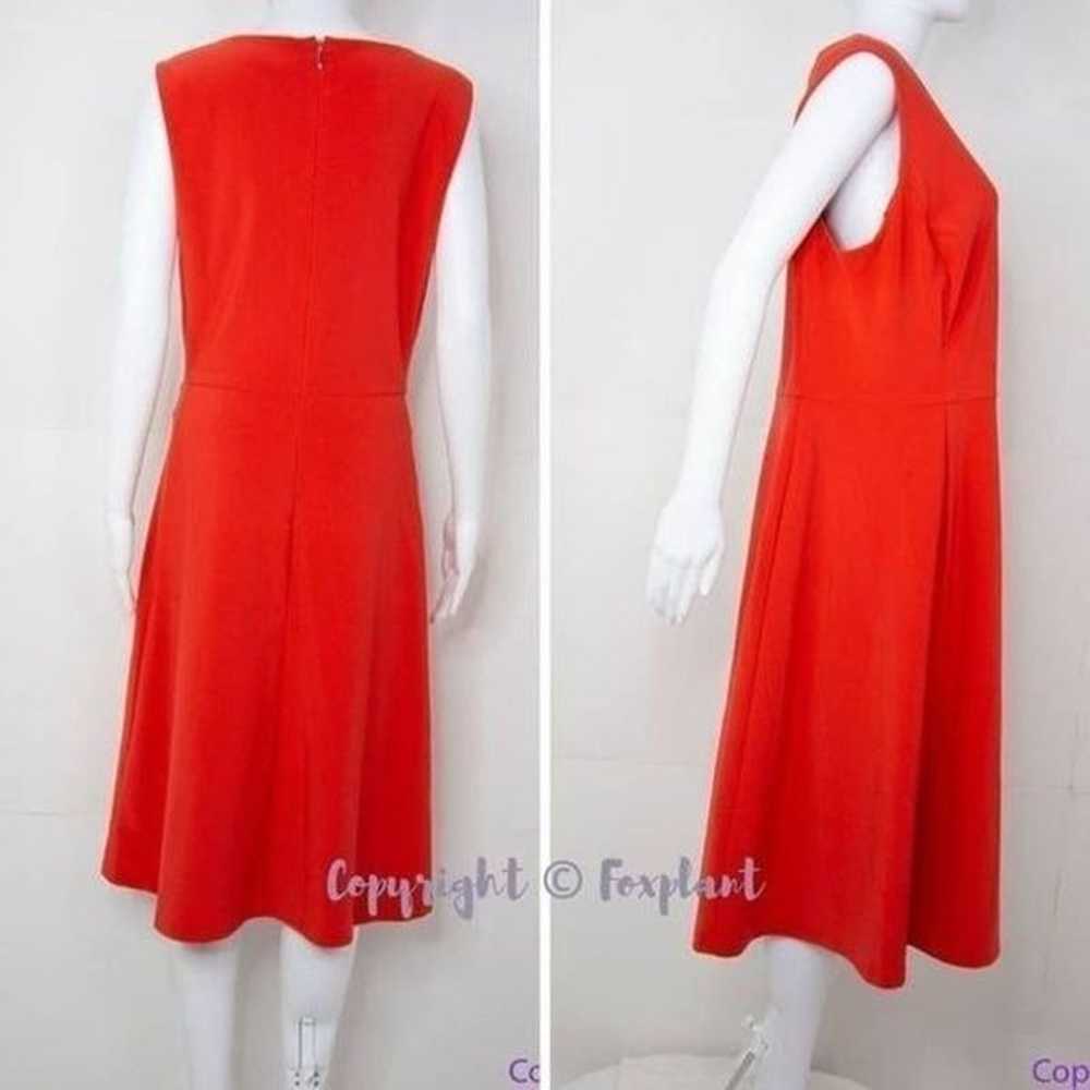 Lauren Ralph Lauren orange red sleeveless fit and… - image 3