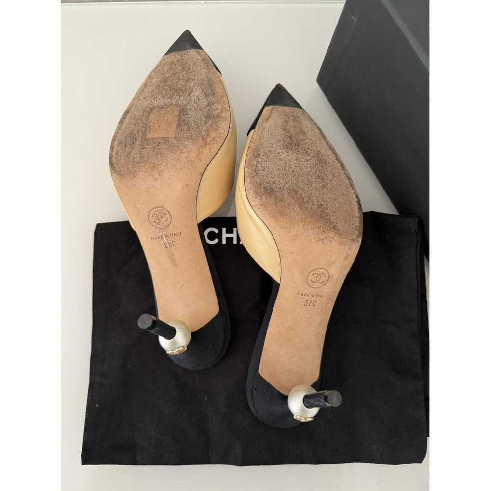 Chanel Leather mules & clogs - image 6