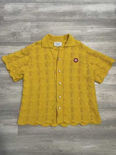 Casablanca Crochet Knitted Polo