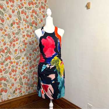 Trina Turk Shirley Abstract Floral Print Mini Dres