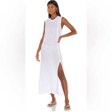 ATM Slub Jersey Knit Muscle Tank Maxi Dress Antho… - image 1