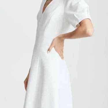 Rebecca Taylor Pintuck White Dress