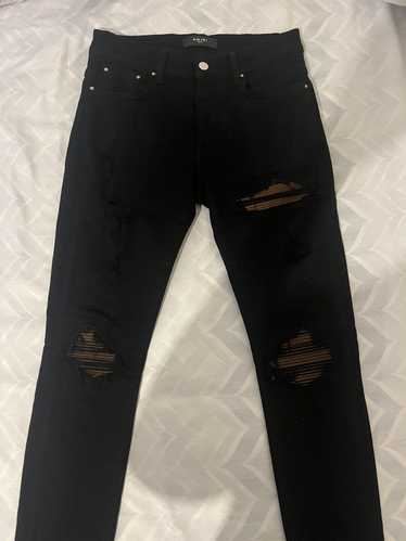 Amiri Amiri Mx1 Brown Patch Jeans - image 1