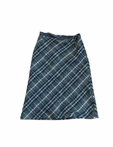 Burberry London Plaid Wool Midi Skirt (4) | Used,…