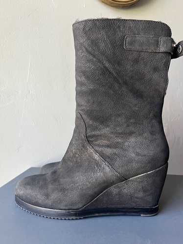 EILEEN FISHER GLAD Sheerling Nubuck Boots (6) |…