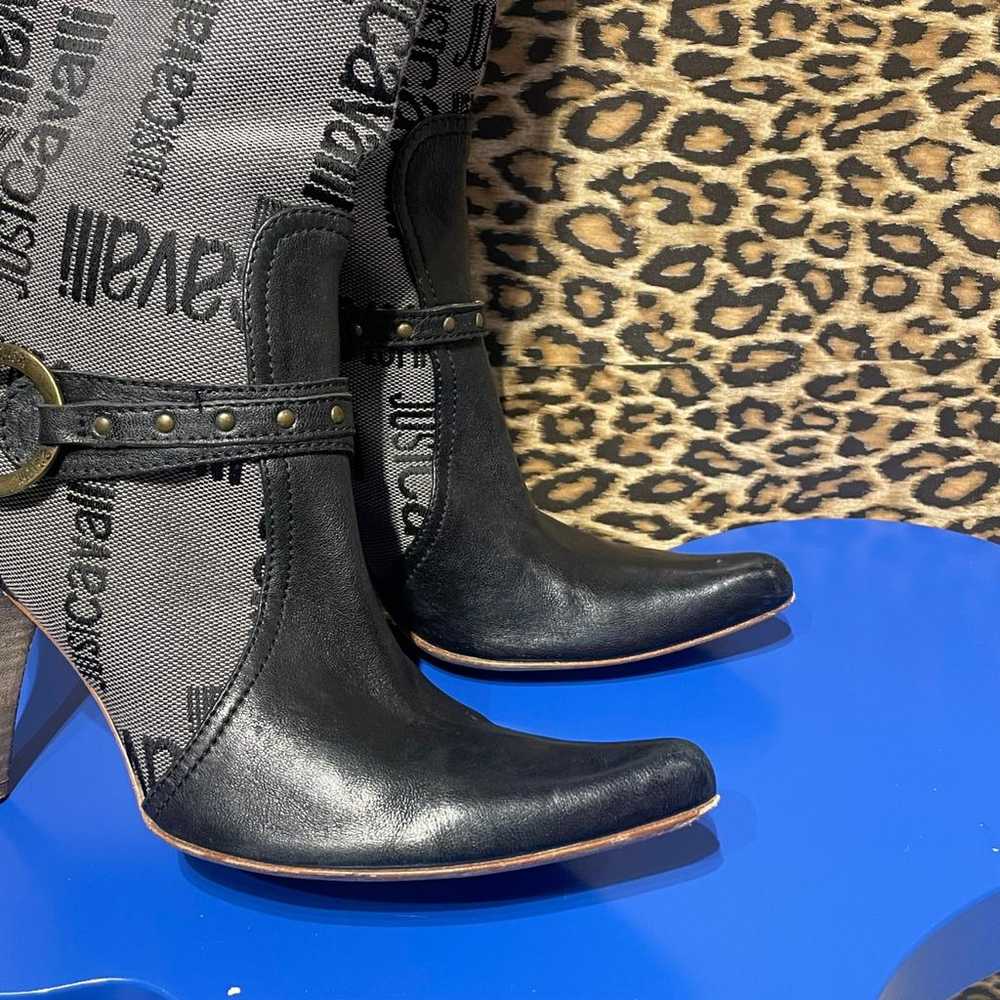 Just Cavalli Cloth western boots - image 4