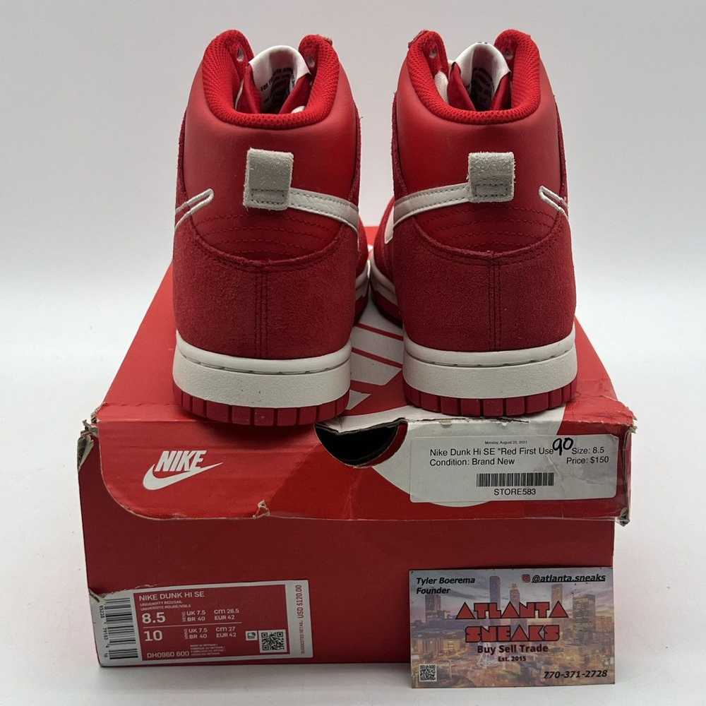 Nike Nike dunk high first use pack university red - image 3