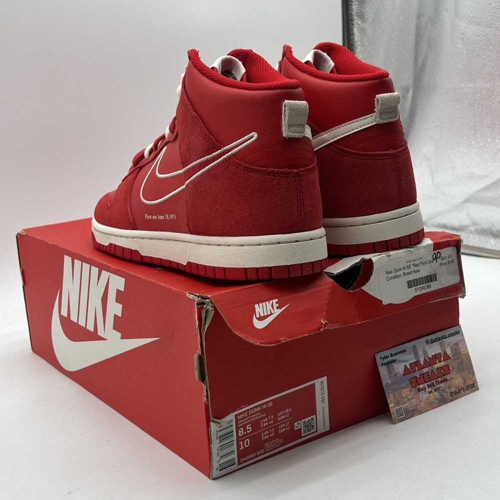 Nike Nike dunk high first use pack university red - image 4