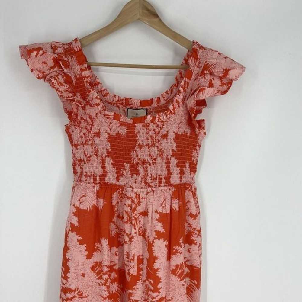 Tuckernuck Dress Size Small Pink Midi Scarlet Toi… - image 2