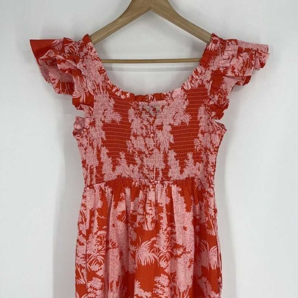 Tuckernuck Dress Size Small Pink Midi Scarlet Toi… - image 8