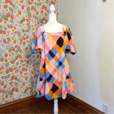 Marie Oliver Silk Linen Blend Kaylee Dress