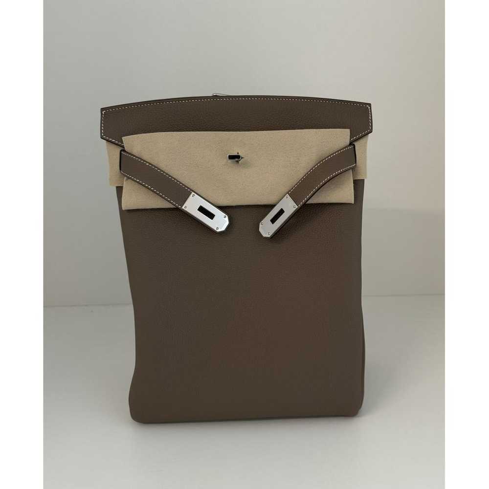 Hermès Hac à dos leather backpack - image 3