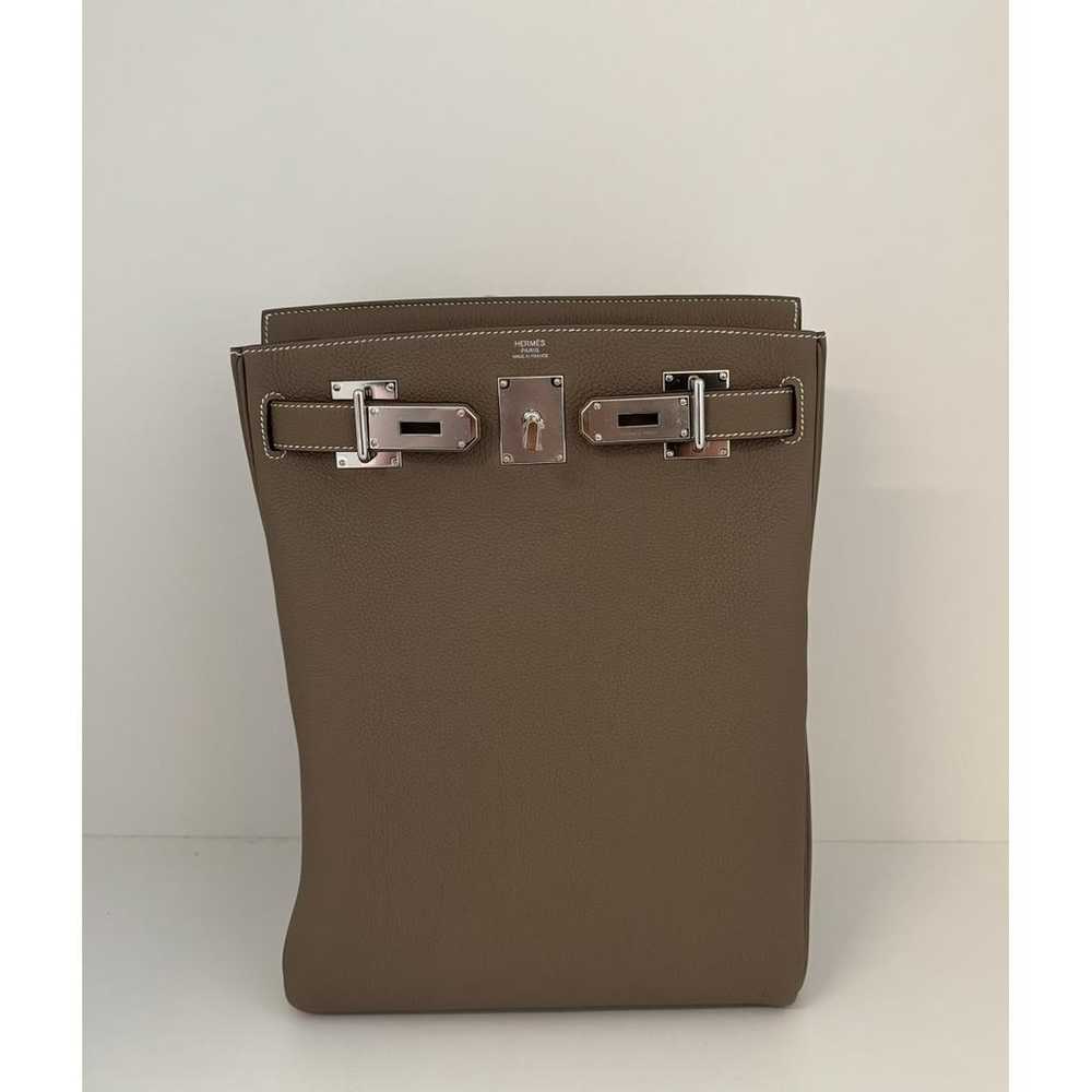 Hermès Hac à dos leather backpack - image 7