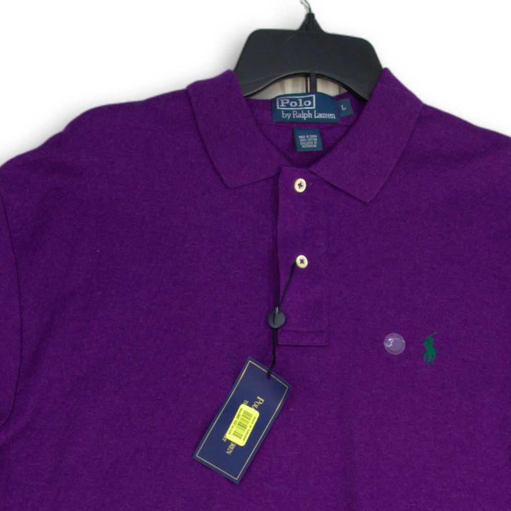 NWT Polo Ralph Lauren Womens Purple Cotton Short … - image 3