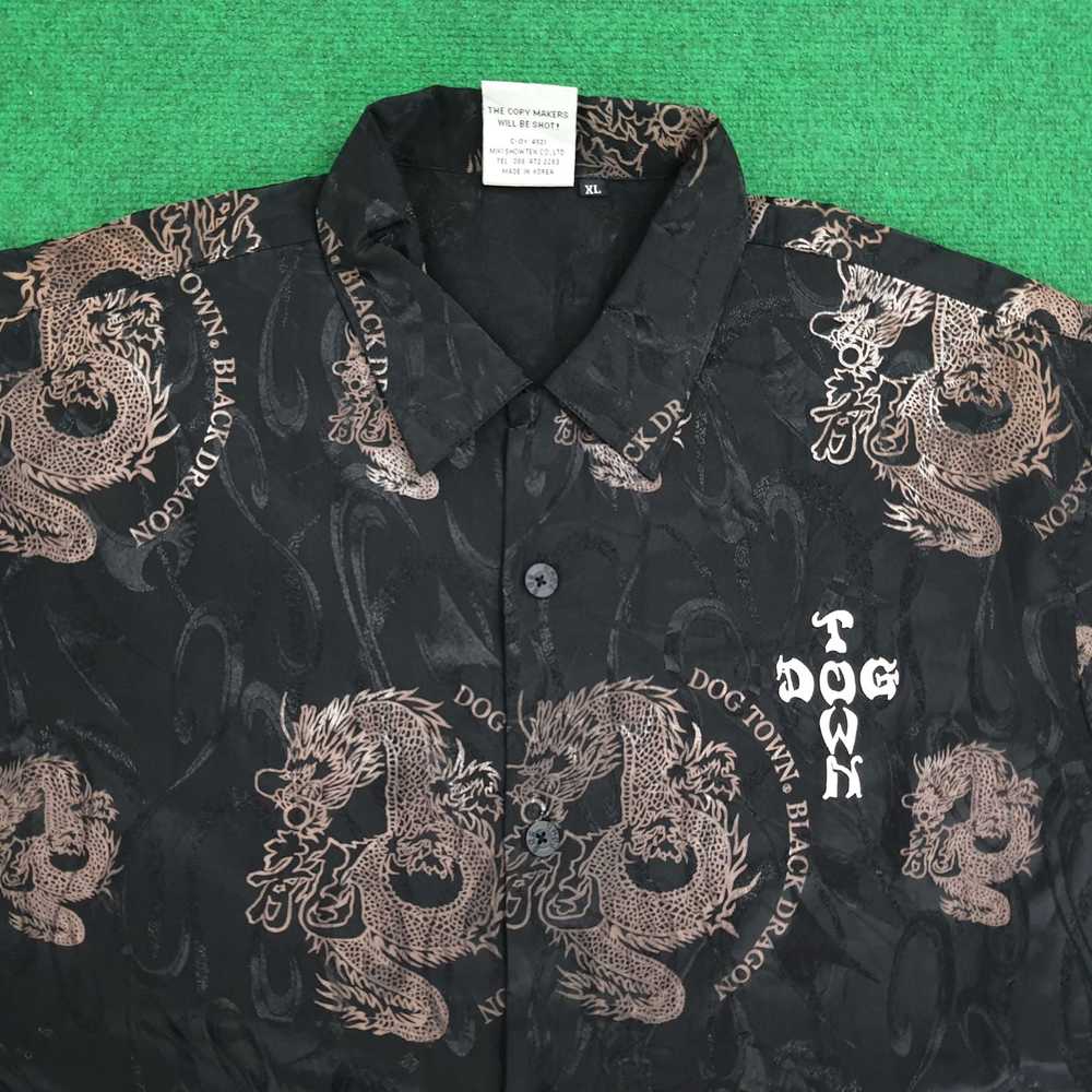 Dogtown DogTown Black Dragon Embroidery Shirt - image 2